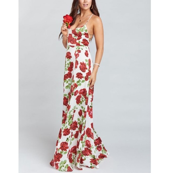 Show Me Your MuMu Dresses & Skirts - Show Me Your MuMu•Floral Open Back Maxi Dress•NWT